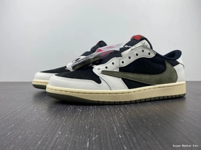 Travis OG DZ4137-106 x Air Jordan Retro Air 1 Olive Low Scott Jordan 0623